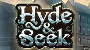 Tampilan layar permainan slot Hyde & Seek dengan tema Halloween yang ceria